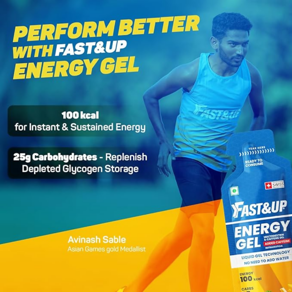 Fast&Up Energy Gel-Orange Blast Flavour | Grocsy