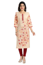 Snehal Creations Pleasing Peach Rayon Textured Print Long Kurta For Women | Grocsy