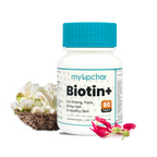 myUpchar Ayurveda Biotin+ Tablets | Grocsy