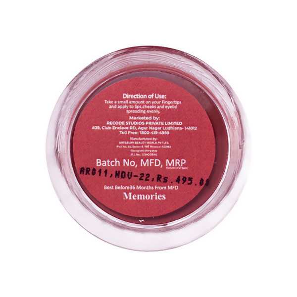 Recode Lip & Cheek Tint - 10- Memories | Grocsy