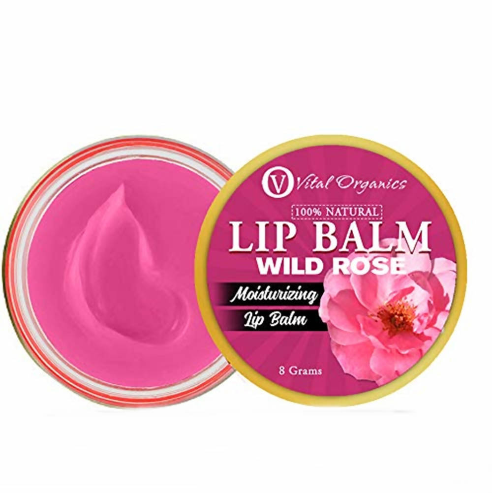 Vital Organics Lip Balm Wild Rose | Grocsy