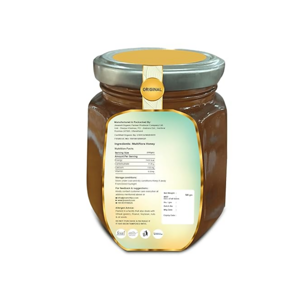 Jivamrit Organic Multiflora Honey | Grocsy