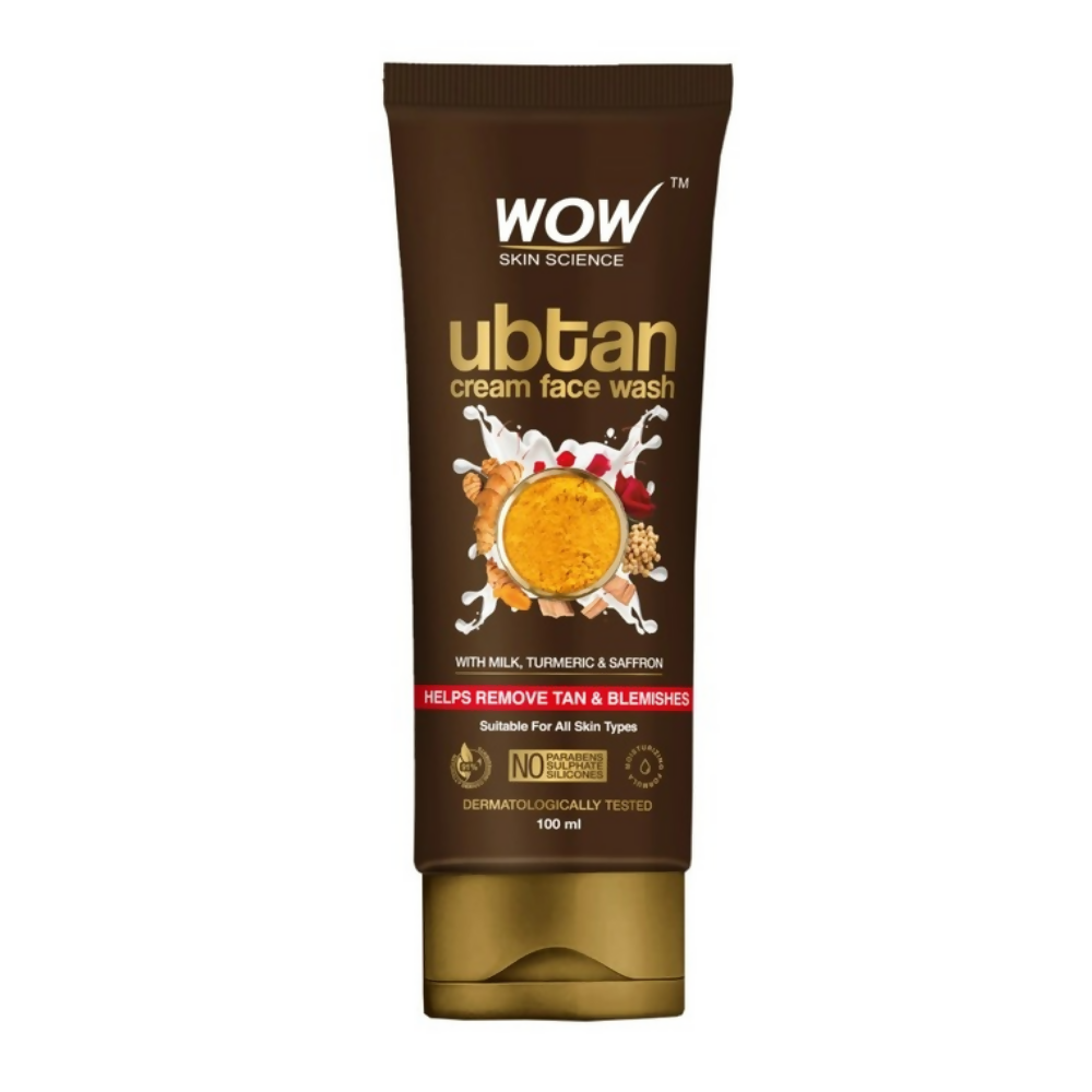 Wow Skin Science Ubtan Cream Face Wash | Grocsy