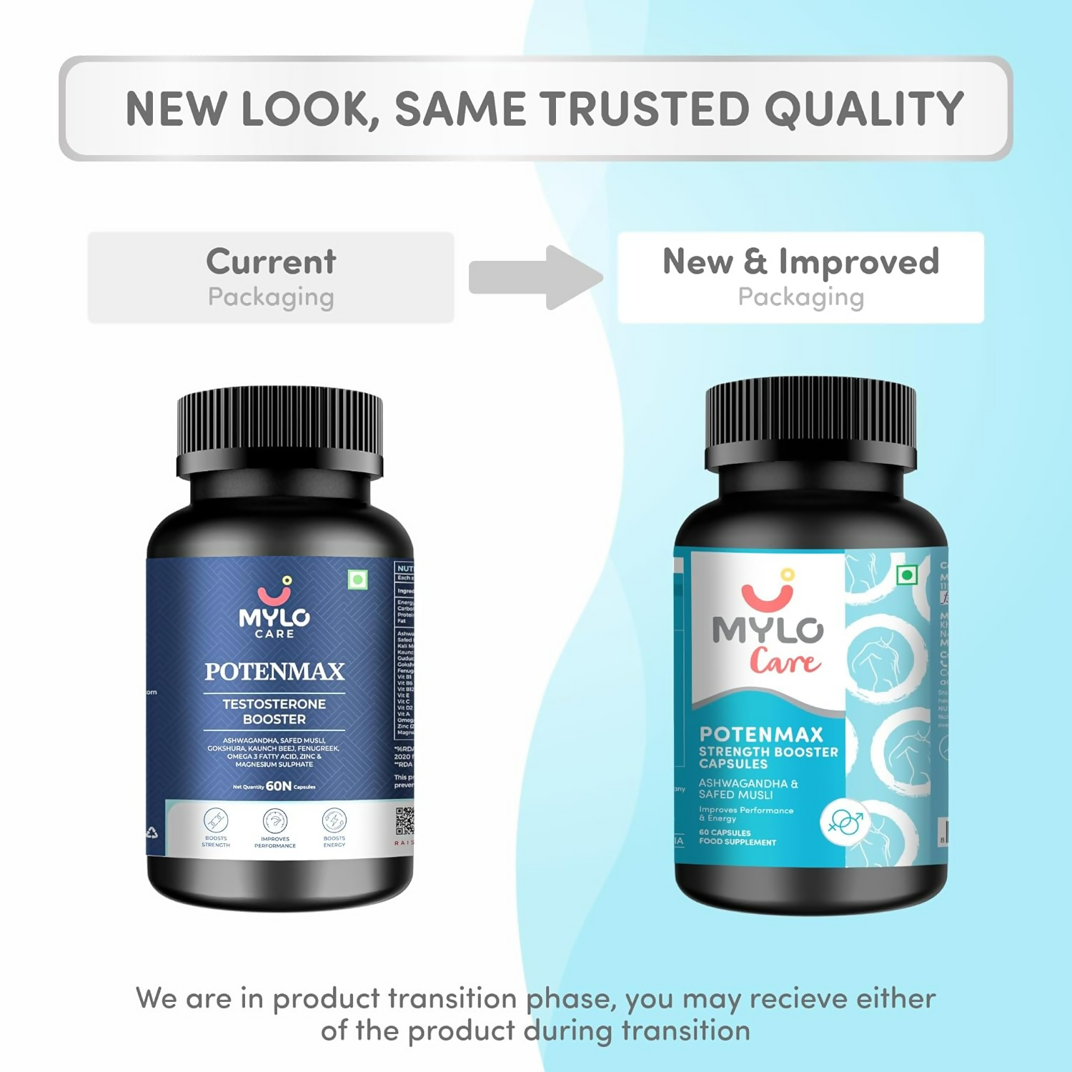 Mylo Care Potenmax Male Fertility Supplement - Veg Capsules | Grocsy