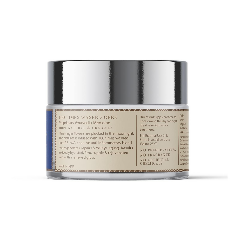 Ohria Ayurveda Harshringar Ghee Cream | Grocsy