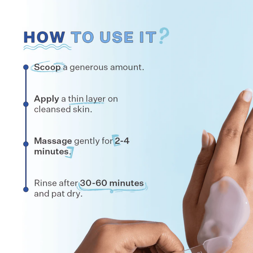 Bayla Skin Blueberry & 5% Niacinamide Skin Repair Face Mask | Grocsy