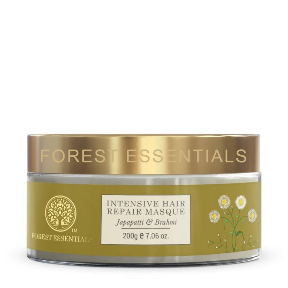 Forest Essentials Intensive Hair Repair Masque Japapatti & Brahmi | Grocsy
