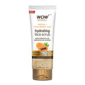 WOW Skin Science Papaya and Hyaluronic Acid Hydrating Face Scrub for Gently Exfoliates, Unclogs Pores | Grocsy