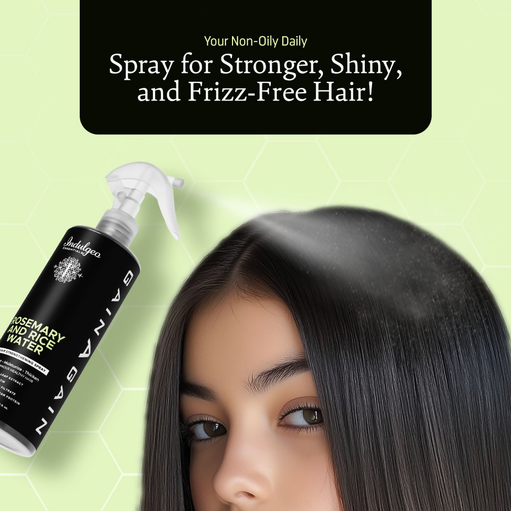 Indulgeo Essentials Rosemary And Rice Water Hair Growth Spray | Grocsy