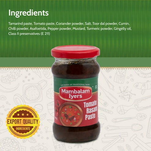 Mambalam Iyers Tomato Rasam Paste | Grocsy