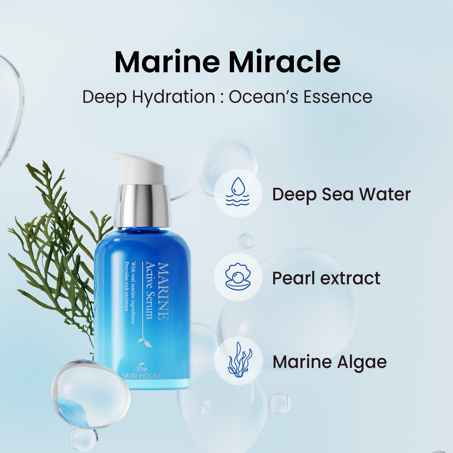 The Skin House Marine Active Serum | Grocsy