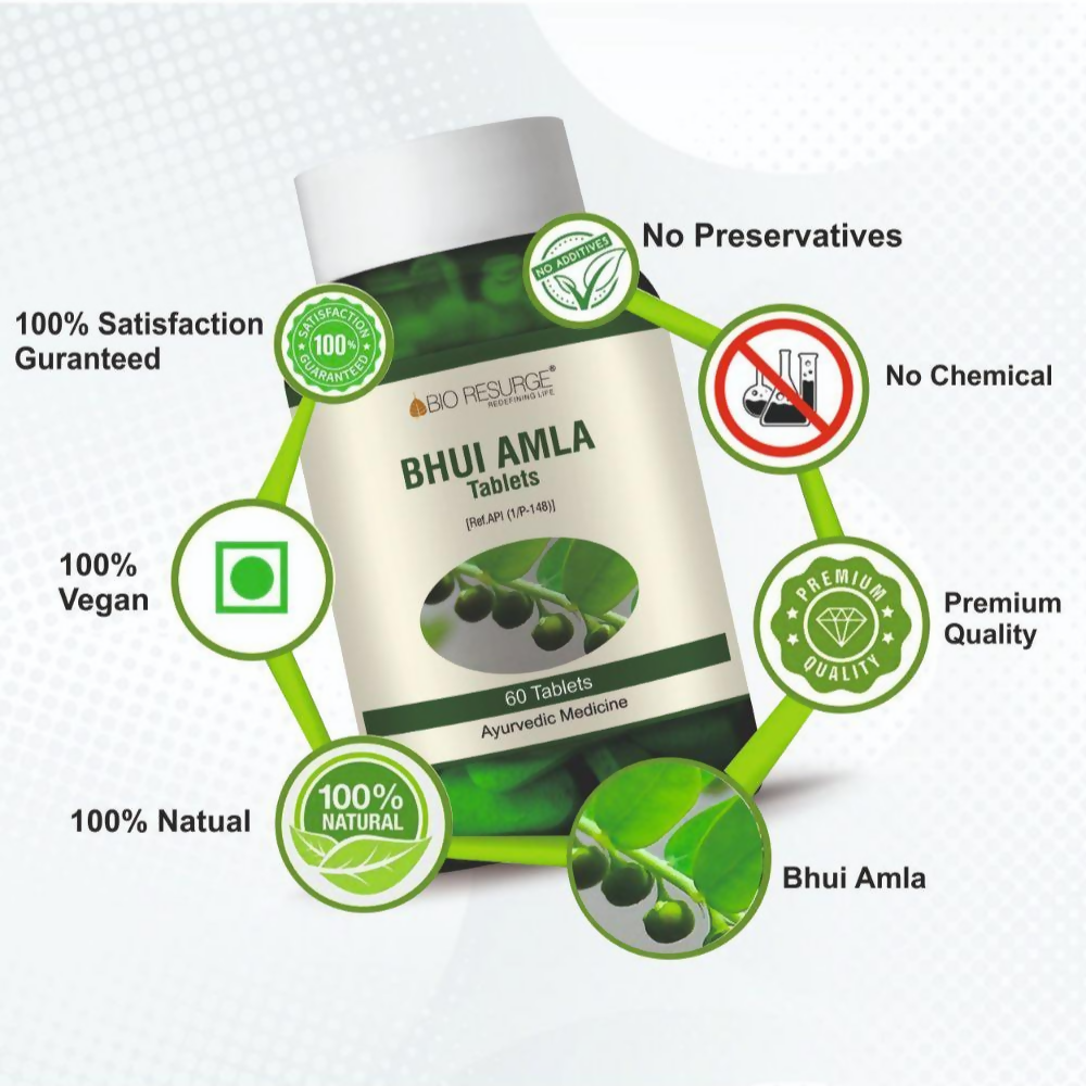 Bio Resurge Life Bhui Amla Tablets | Grocsy
