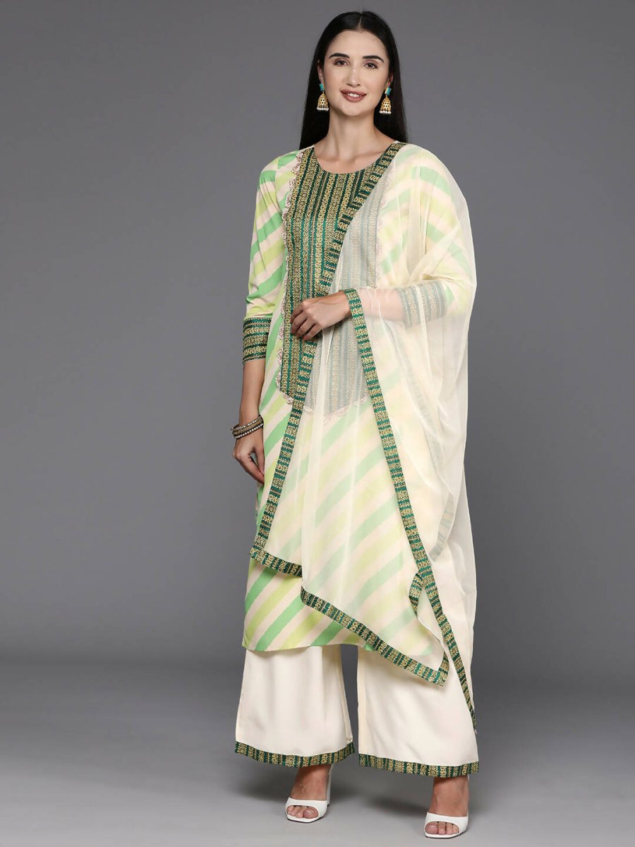 Ahalyaa Women's Traditional wear Kurta Set - Off White | Grocsy