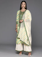 Ahalyaa Women's Traditional wear Kurta Set - Off White | Grocsy