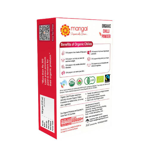 Mangal Organics Chilli Powder | Grocsy