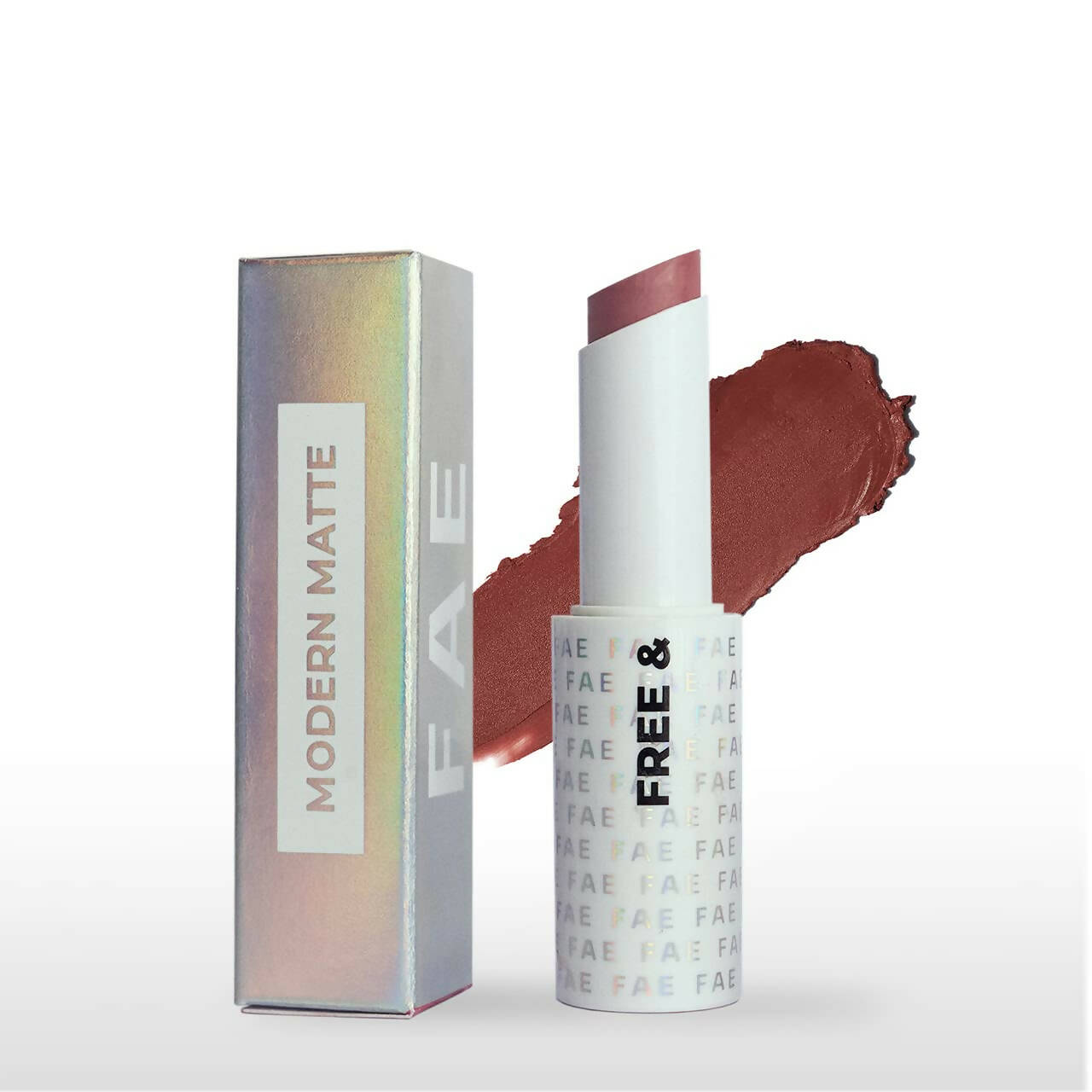 FAE Beauty Rose Brown Modern Matte Lipstick - Shade Awkward | Grocsy