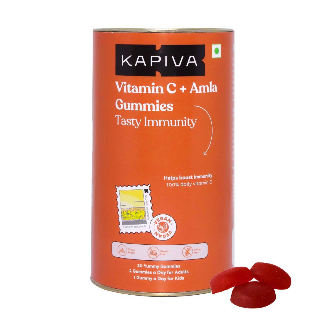 Kapiva Ayurveda Vitamin C + Amla Gummies - Tasty Immunity | Grocsy