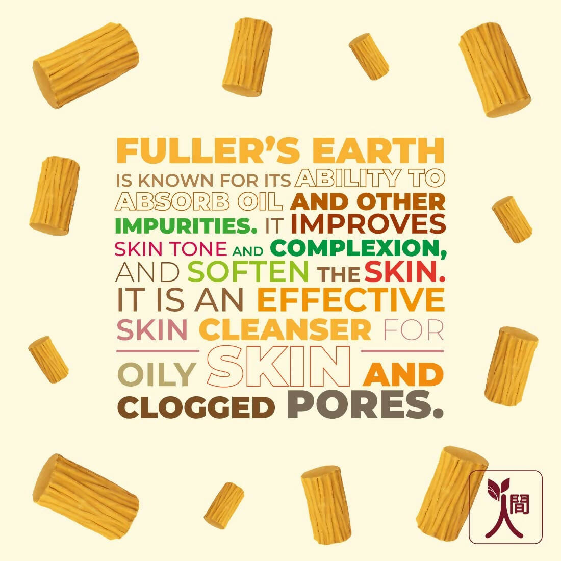 Ningen Fuller’s Earth Facial Glow Mask | Grocsy