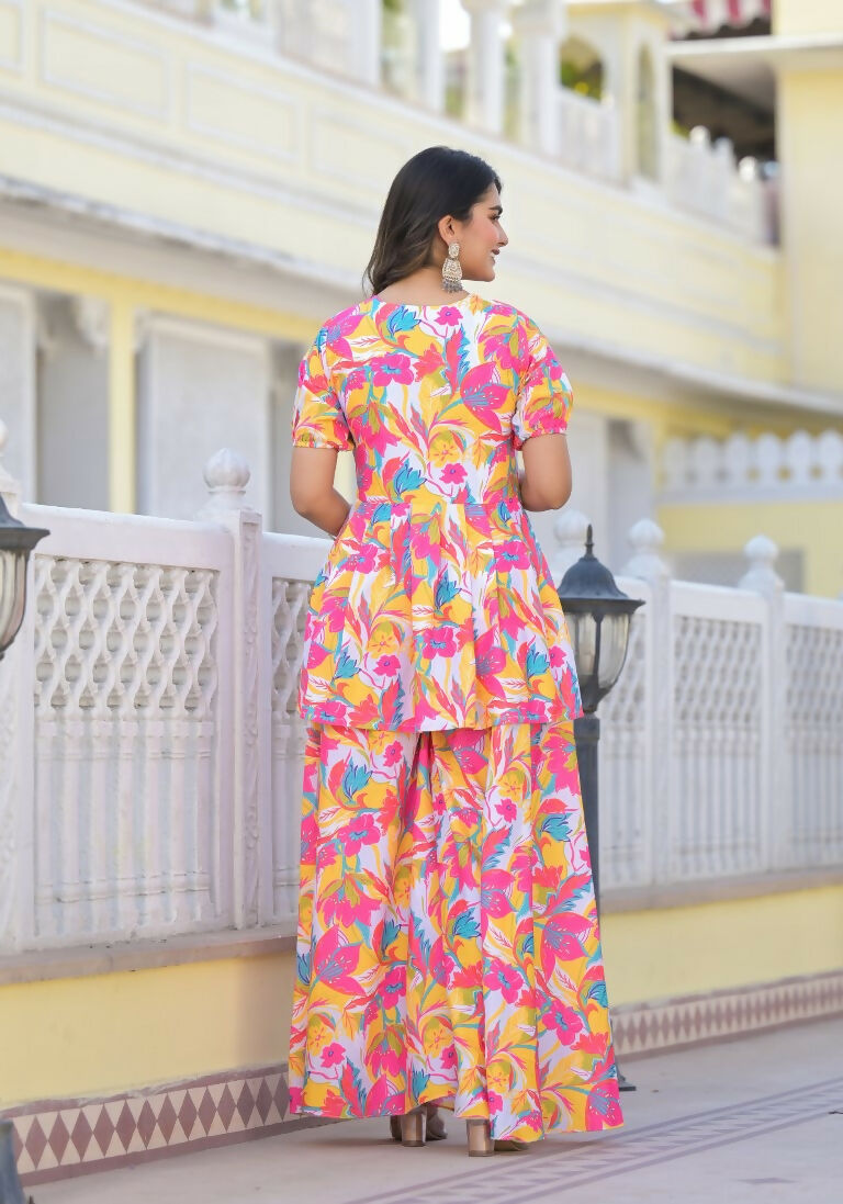 Designer Stylish Multi Ab Cotton Suit With Dupatta - Anbazaar | Grocsy