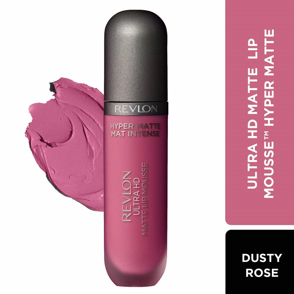 Revlon Hyper Matte Mat Intense Ultra Hd Matte Lip Mousse - Dusty Rose | Grocsy