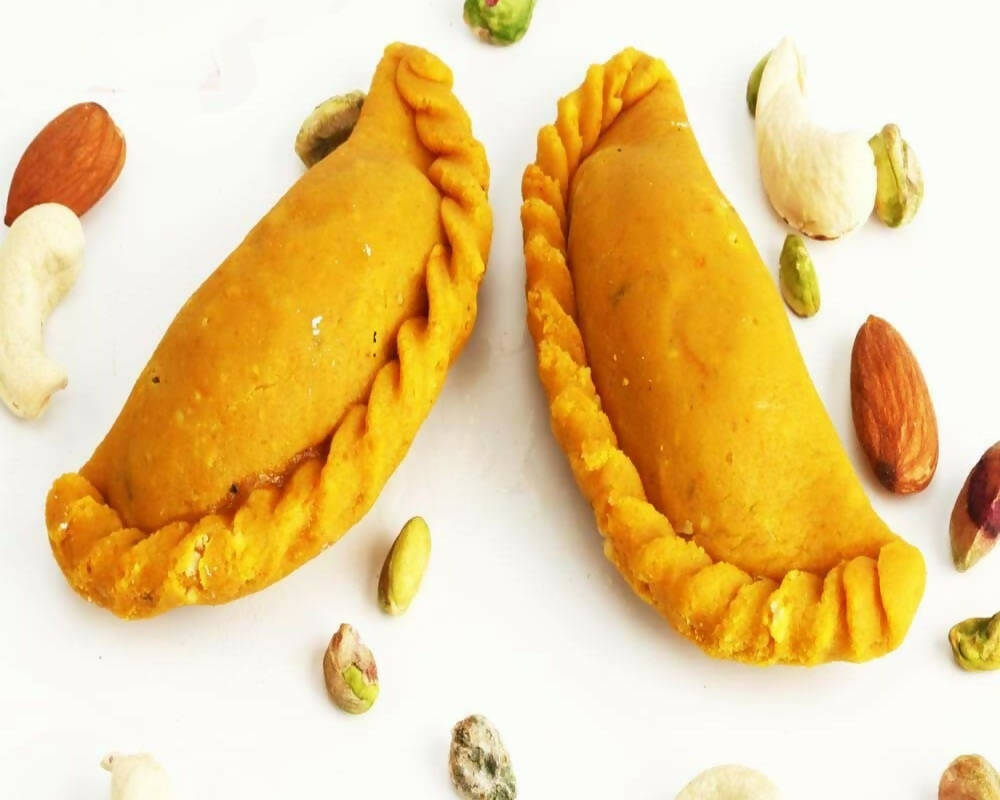 Ghasitaram Sugarfree Mawa Kesar Gujiya | Grocsy