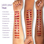 Plum Glassy Glaze Lip Lacquer 3-in-1 Lipstick + Lip Balm + Gloss 11 Red My Mind | Grocsy
