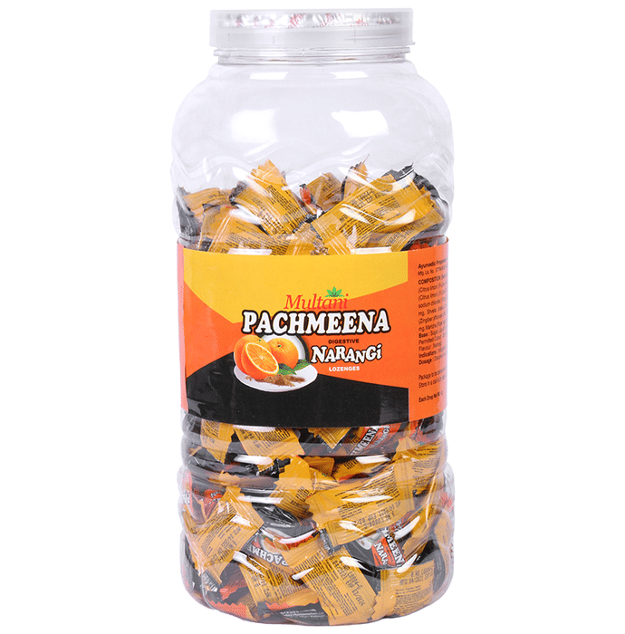 Multani Pachmeena Digestive Narangi Lozenges | Grocsy