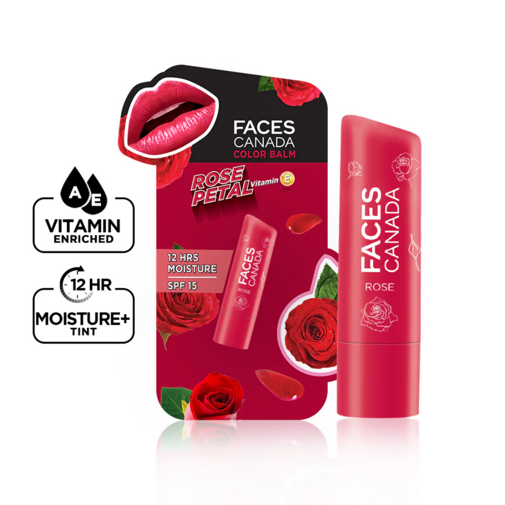 Faces Canada Vitamin C Lip Balm - Rose Petal | Grocsy