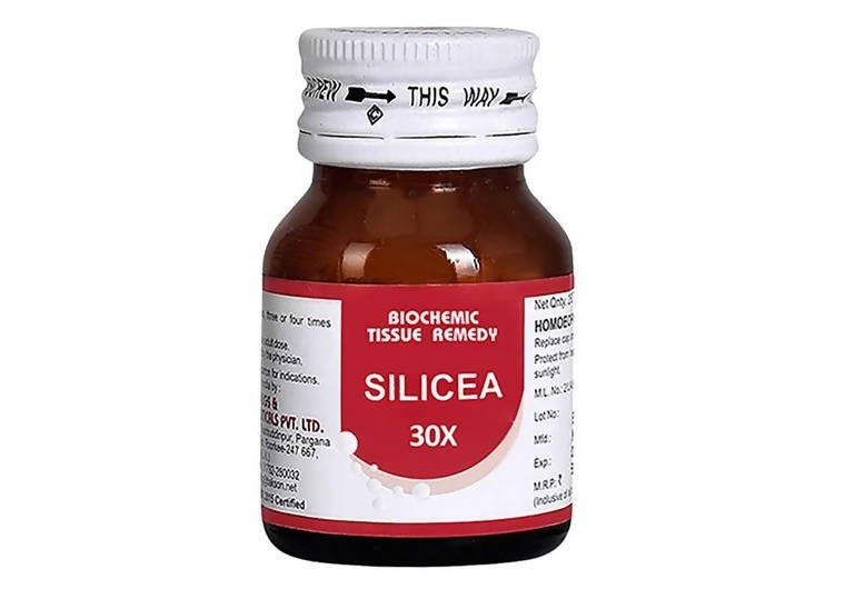 Bakson's Homeopathy Silicea Biochemic Tablets | Grocsy