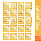 Dr. Morepen ORS Powder Sachets, Liquid Hydration Drink - Orange Flavour | Grocsy