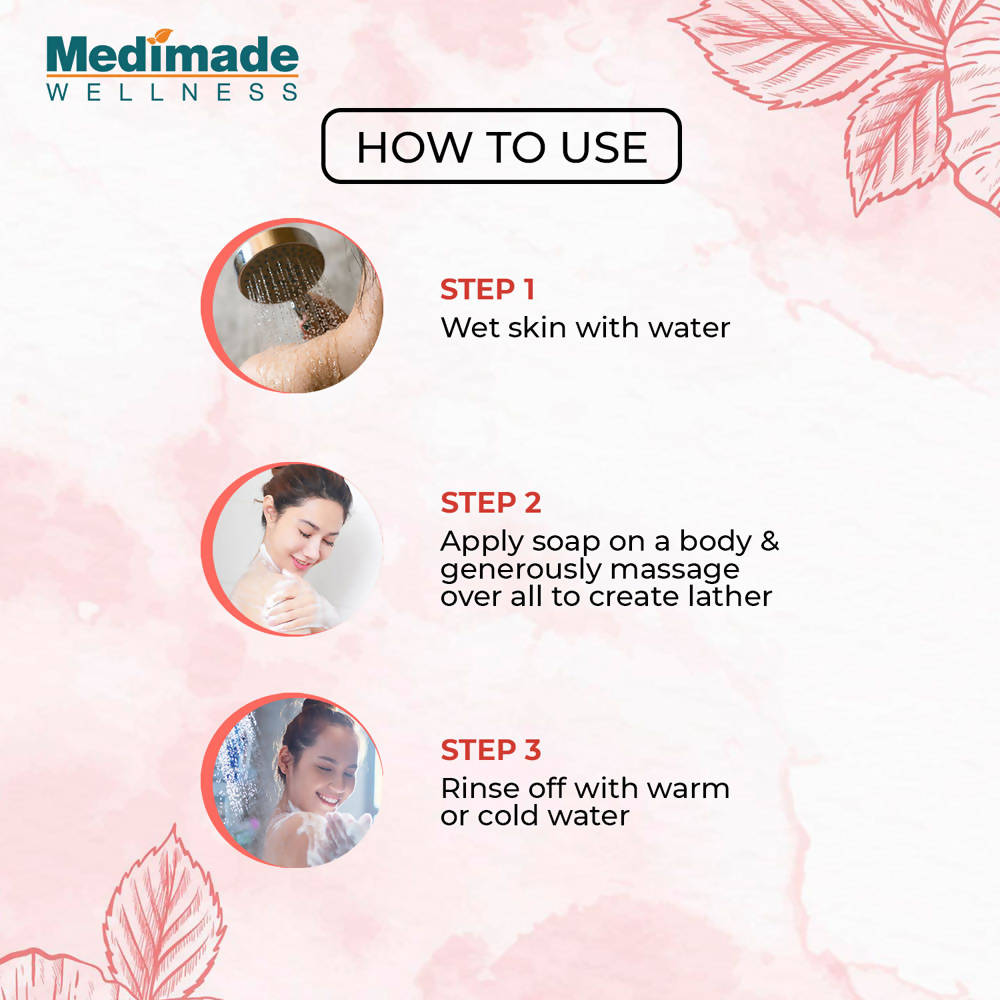 Medimade Wellness Pink Rose Premium Soap | Grocsy