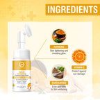 Nuerma Science Haldi Chandan Foaming Face Wash | Improve Skin Texture & Reduces Acne | Grocsy
