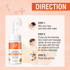 Nuerma Science Papaya Foaming Face Wash | Brightens Skin Tone & Clears Blemishes | Grocsy