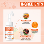 Nuerma Science Papaya Foaming Face Wash | Brightens Skin Tone & Clears Blemishes | Grocsy