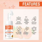 Nuerma Science Papaya Foaming Face Wash | Brightens Skin Tone & Clears Blemishes | Grocsy