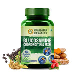 Himalayan Organics Glucosamine Chondroitin & MSM Vegetarian Tablets | Grocsy