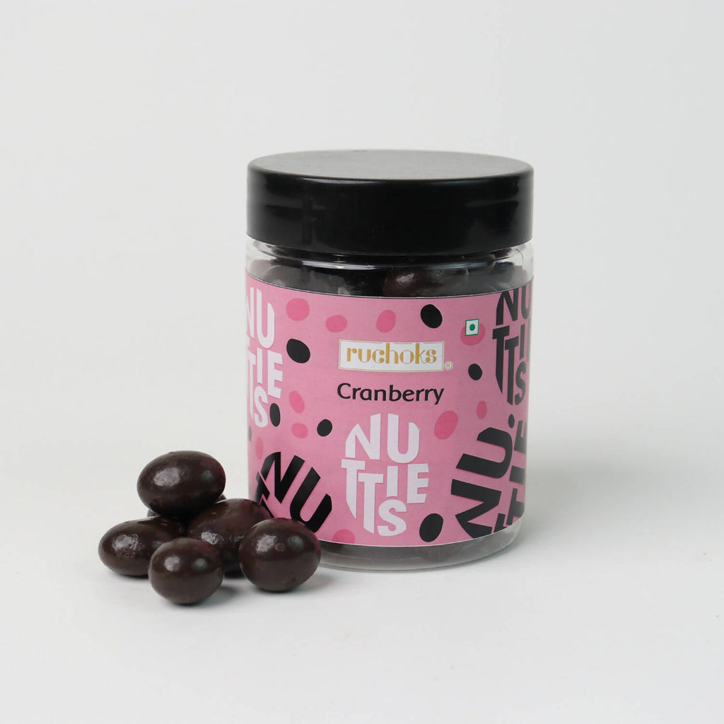 Dibha Ruchoks - Cranberry Dragees Chocolate Coated | Grocsy