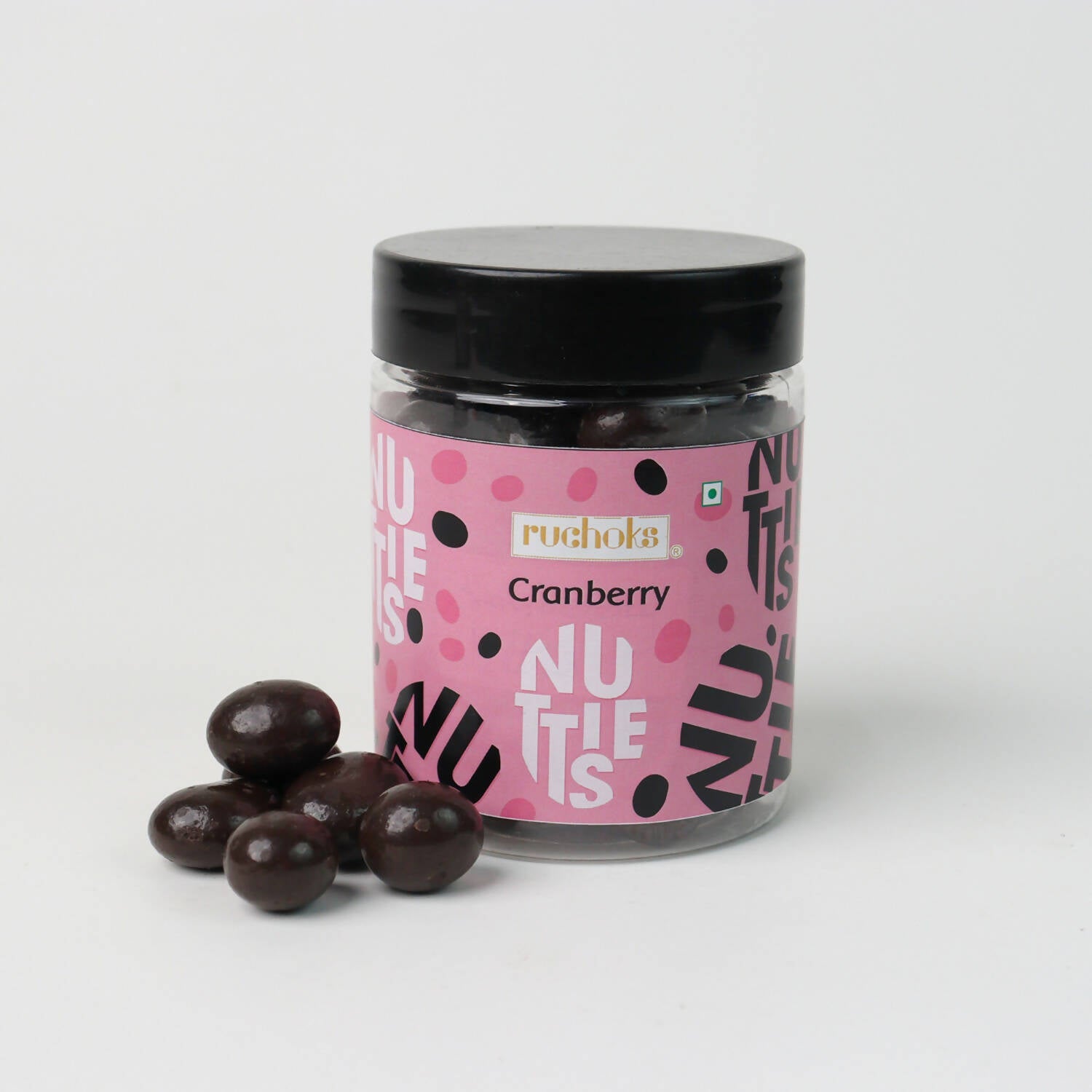 Dibha Ruchoks - Cranberry Dragees Chocolate Coated | Grocsy