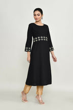 Joban Fashion Black Rayon Tunic | Grocsy