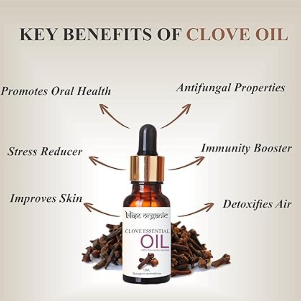 Blise organic Clove Essential Oil | Grocsy