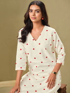 Sangria Embroidered Pure Cotton Kurta Sets | Grocsy