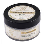 Khadi Natural Rose & Apricot Walnut Herbal Exfoliating Facial Scrub | Grocsy
