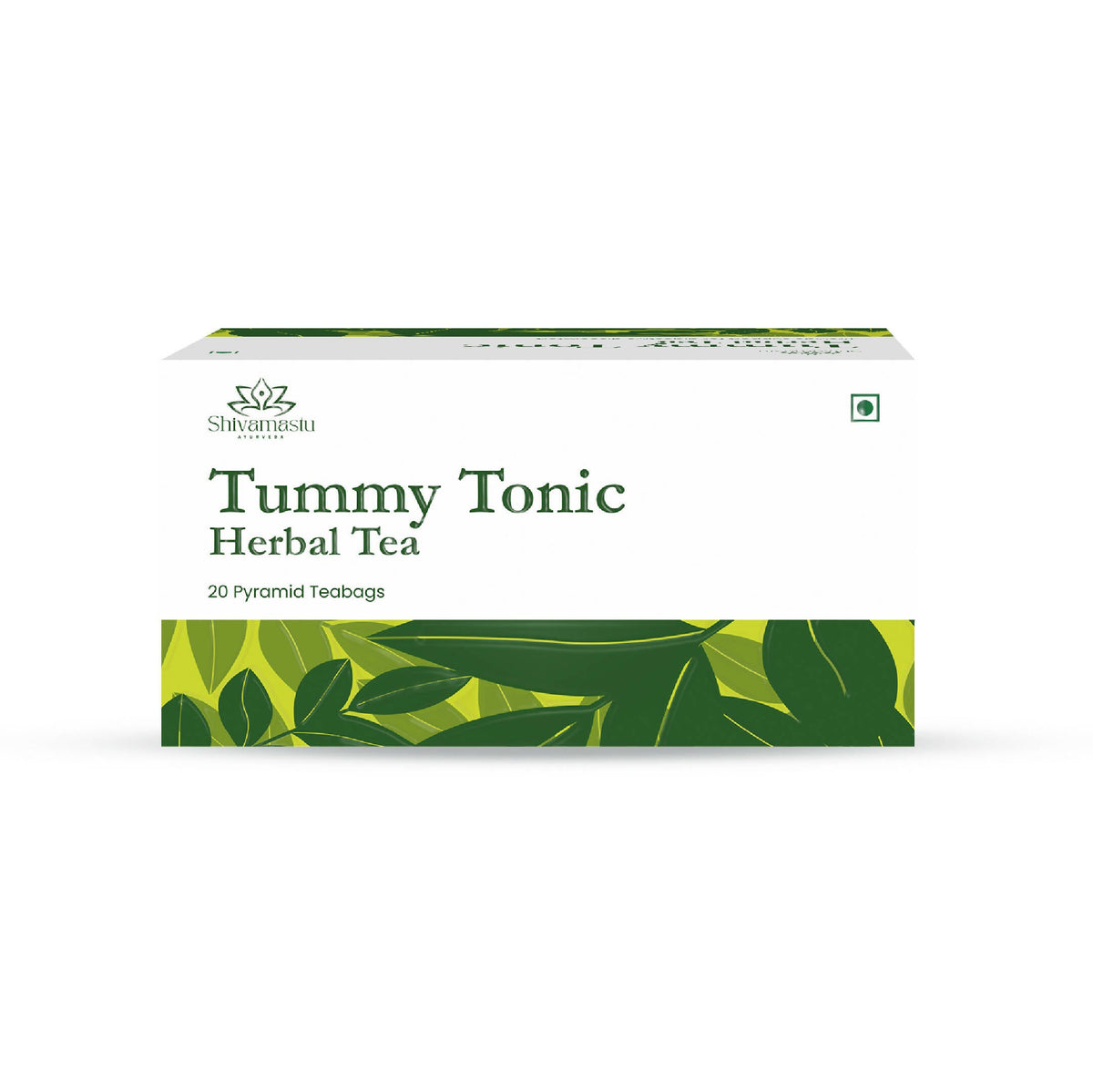 Shivamastu Ayurveda Tummy Tonic Herbal Tea - 20 Pyramid Teabags | Grocsy