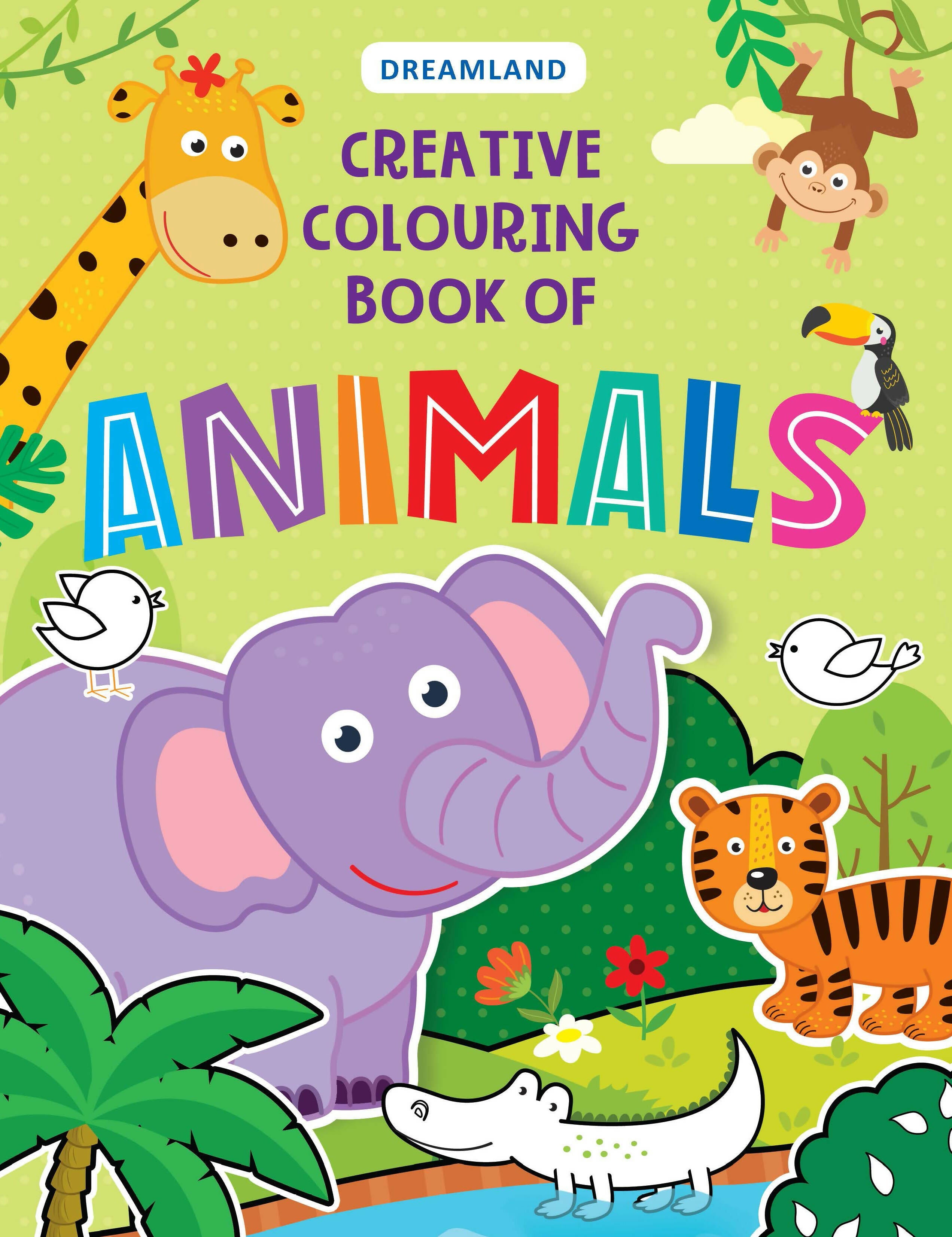 Dreamland Creative Colouring Book - Animals | Grocsy