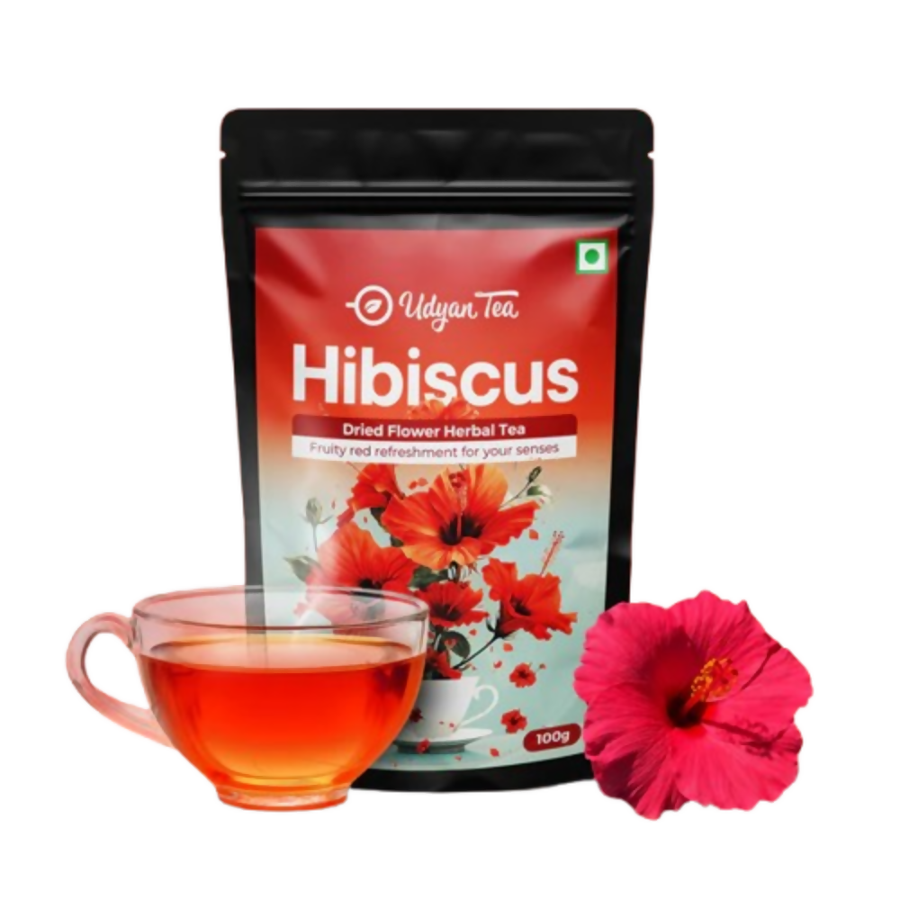 Udyan Tea Hibiscus Pure Herbal Tea | Grocsy