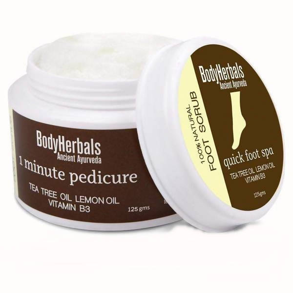 BodyHerbals 1 minute pedicure, Foot Scrub | Grocsy