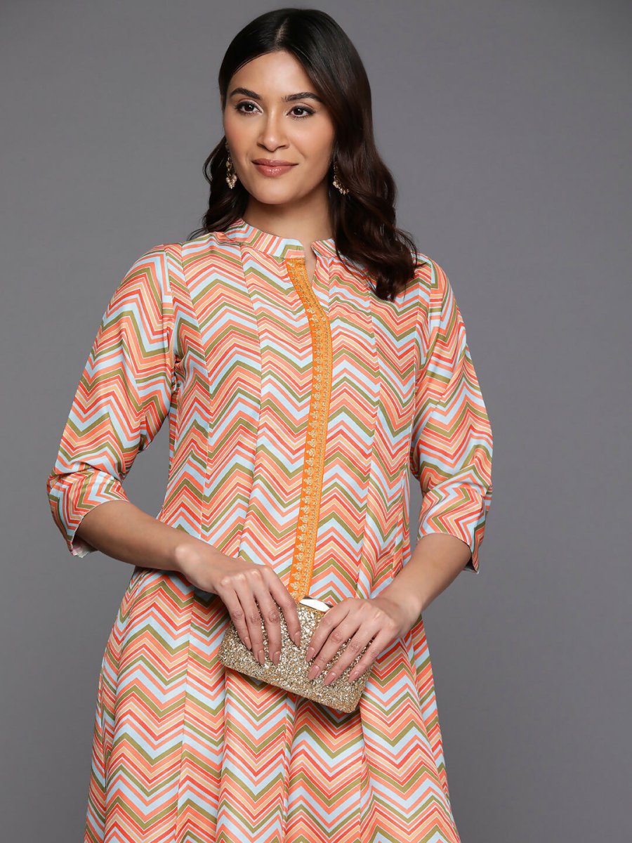 Ahalyaa Women's Traditional wear Ethnic Dress - Multi Color | Grocsy
