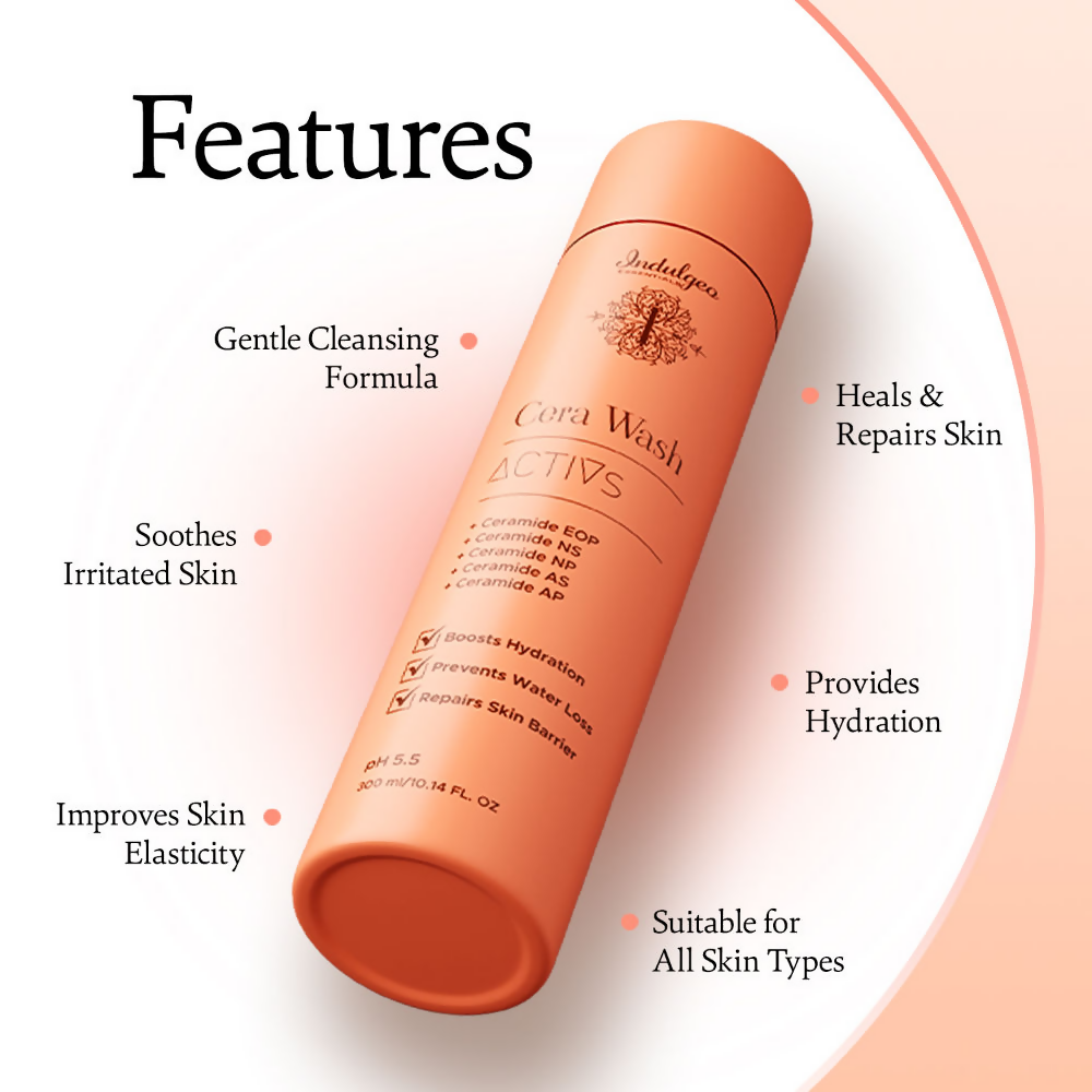 Indulgeo Essentials Cera Wash - Ceramide Body Wash | Grocsy