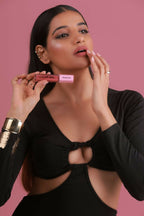 Ammoha Cosmetics Long-Lasting, Matte-Finished Plum Perfection Color Liquid Lipstick | Grocsy