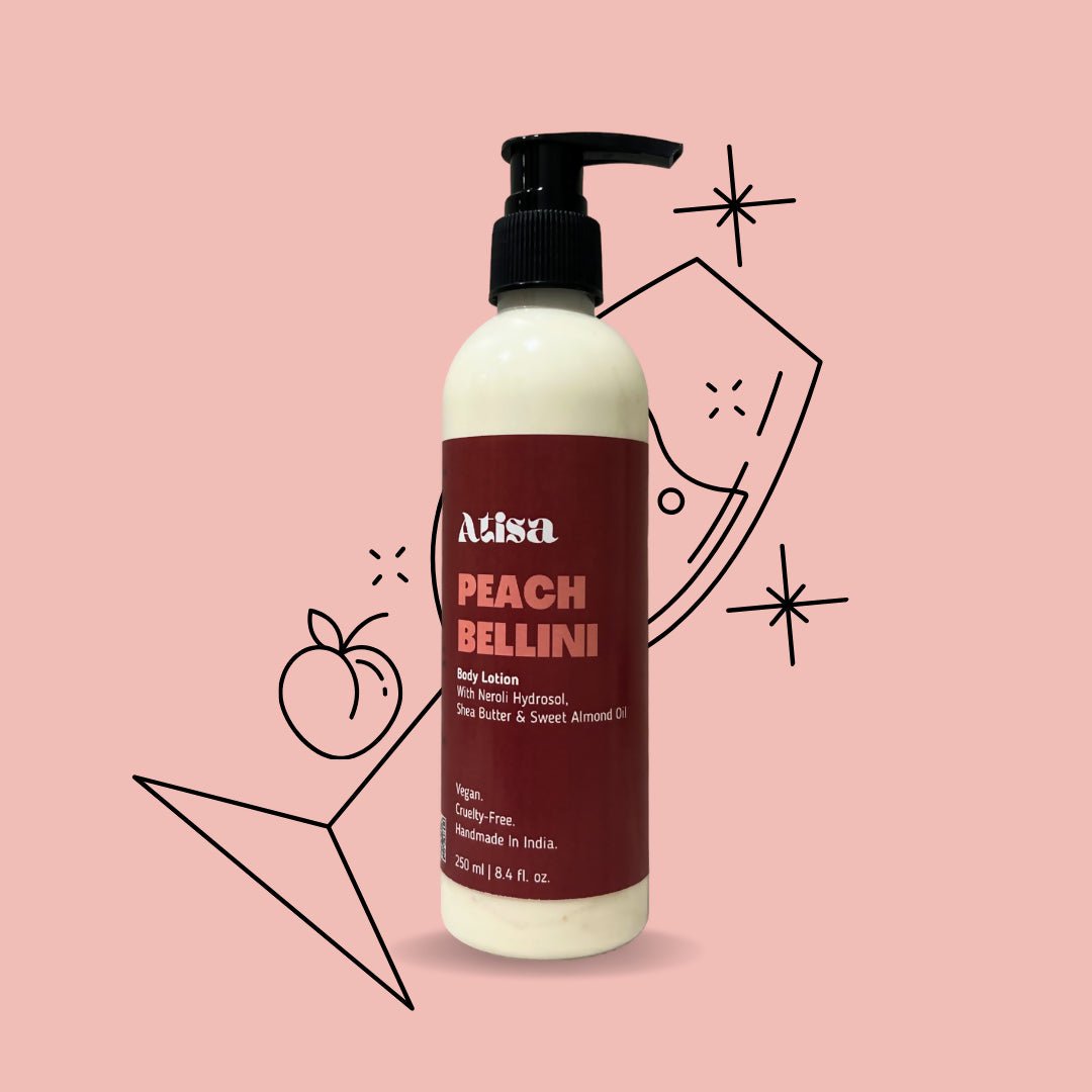 Atisa Peach Bellini Body Lotion | Grocsy